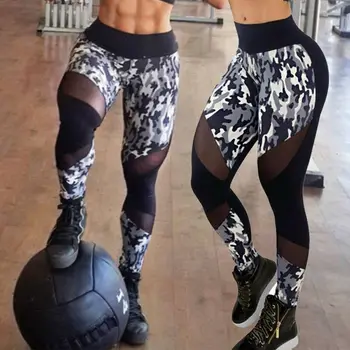 Женские спортивные Леггинсы для Йоги, Тренировочные брюки для бега, фитнеса, Стрейчевые Брюки 2021