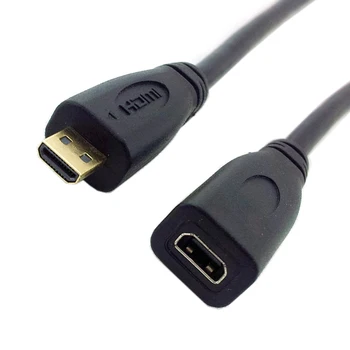 Кабель Chenyang Micro HDMI-Micro HDMI Кабель HDMI 1.4 D типа от мужчины к женщине HDMI Кабель