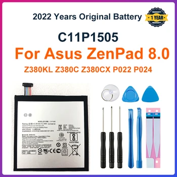 Оригинальный Аккумулятор ASUS C11P1505 для планшетных ПК Asus ZenPad 8,0 Z380KL Z380C Z380CX P022 P024 4000 мАч + Бесплатные инструменты