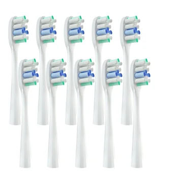 Замена насадок для зубных щеток Usmile Y1/U1/U2, 4 шт./компл., розовые Умные Электрические Насадки Для чистки зубов DuPont, Насадки для щеток