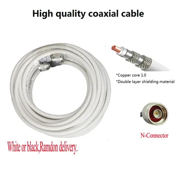 Коаксиальный кабель ZQTMAX 3m RG6 для усилителя сигнала/ретранслятора, кабельной телевизионной линии, связи/экранированного коаксиального кабеля